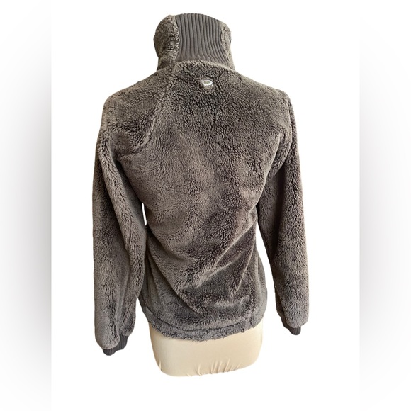Mountain Hardwear Teddy Fleece Full Zip Jacket Women's Size XS Brown WindStopper - Picture 8 of 8